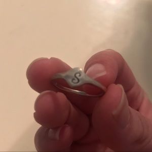 James Avery “S” Letter Ring